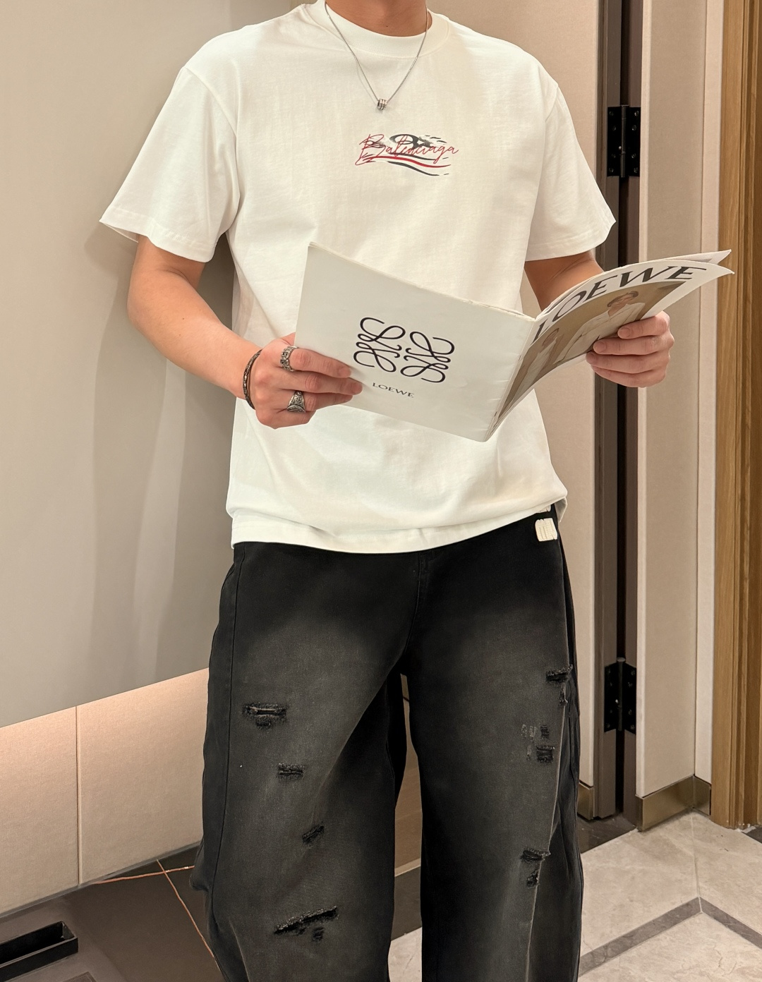 巴黎 官网同款 官网同款 官网同款⚠️重磅推荐！2026ss夏装新品 专柜在售 最新系列图案logo短袖