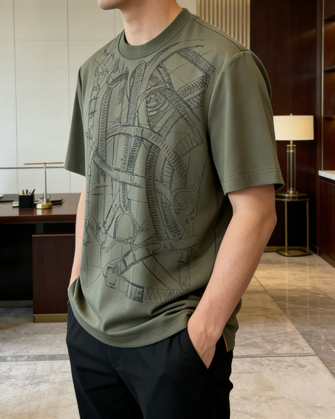 爱🐎仕 2026春夏新款男士短袖T恤，全新升级百搭基础款，低调奢华，品格之选！甄选进口丝光棉打造而成，吸