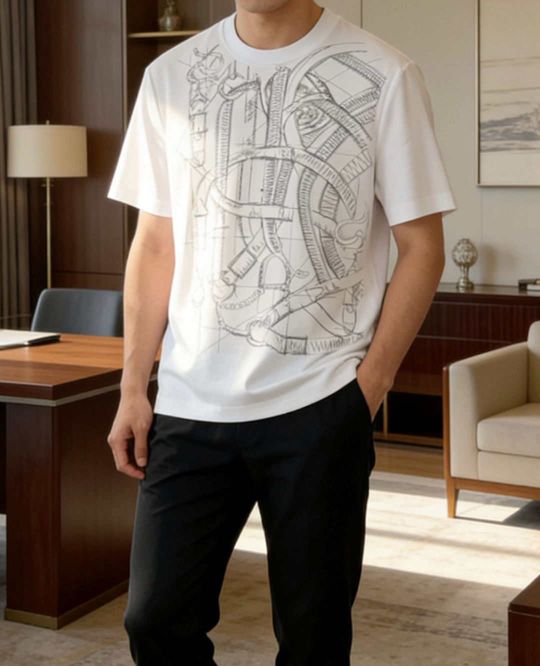 爱🐎仕 2026春夏新款男士短袖T恤，全新升级百搭基础款，低调奢华，品格之选！甄选进口丝光棉打造而成，吸