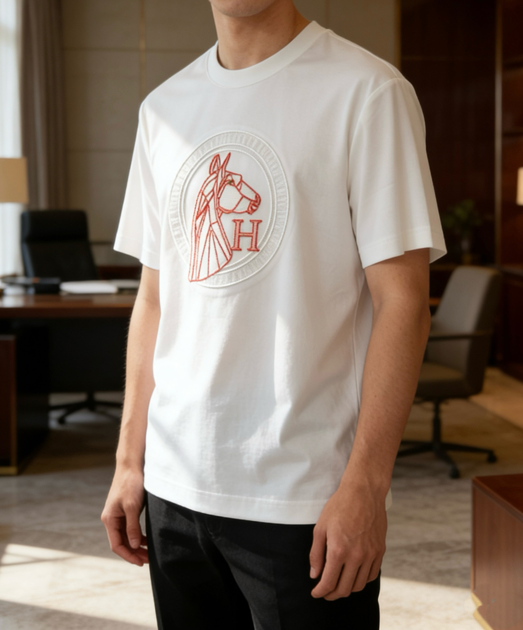 爱🐎仕 2026春夏新款男士短袖T恤，全新升级百搭基础款，低调奢华，品格之选！甄选进口丝光棉打造而成，吸