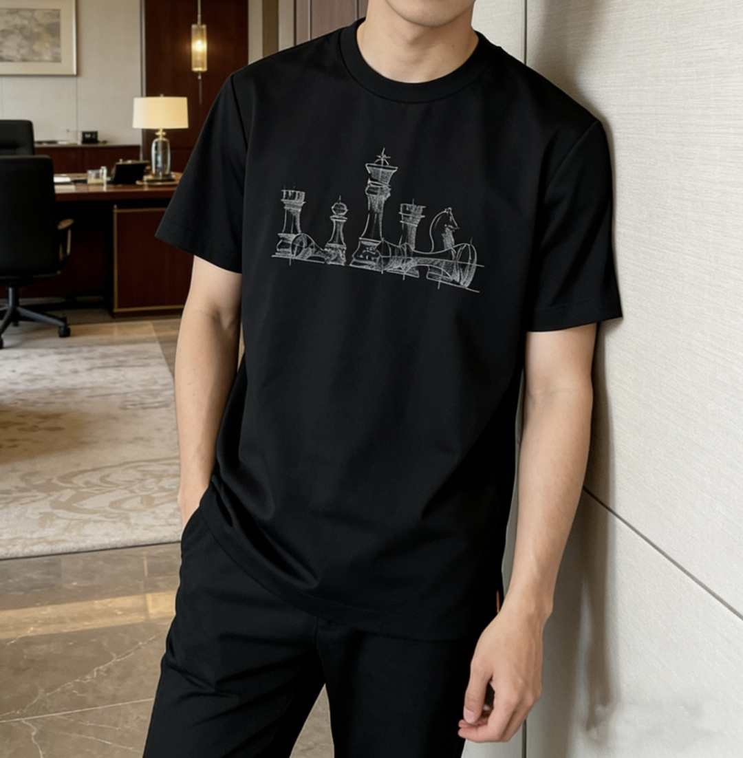 爱🐎仕 2026春夏新款男士短袖T恤，全新升级百搭基础款，低调奢华，品格之选！甄选进口丝光棉打造而成，吸