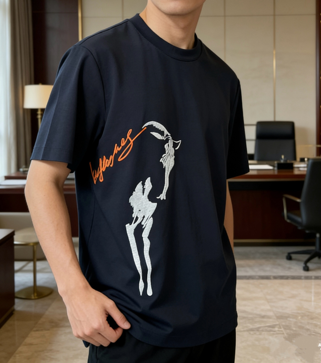 爱🐎仕 2026春夏新款男士短袖T恤，全新升级百搭基础款，低调奢华，品格之选！甄选进口丝光棉打造而成，吸