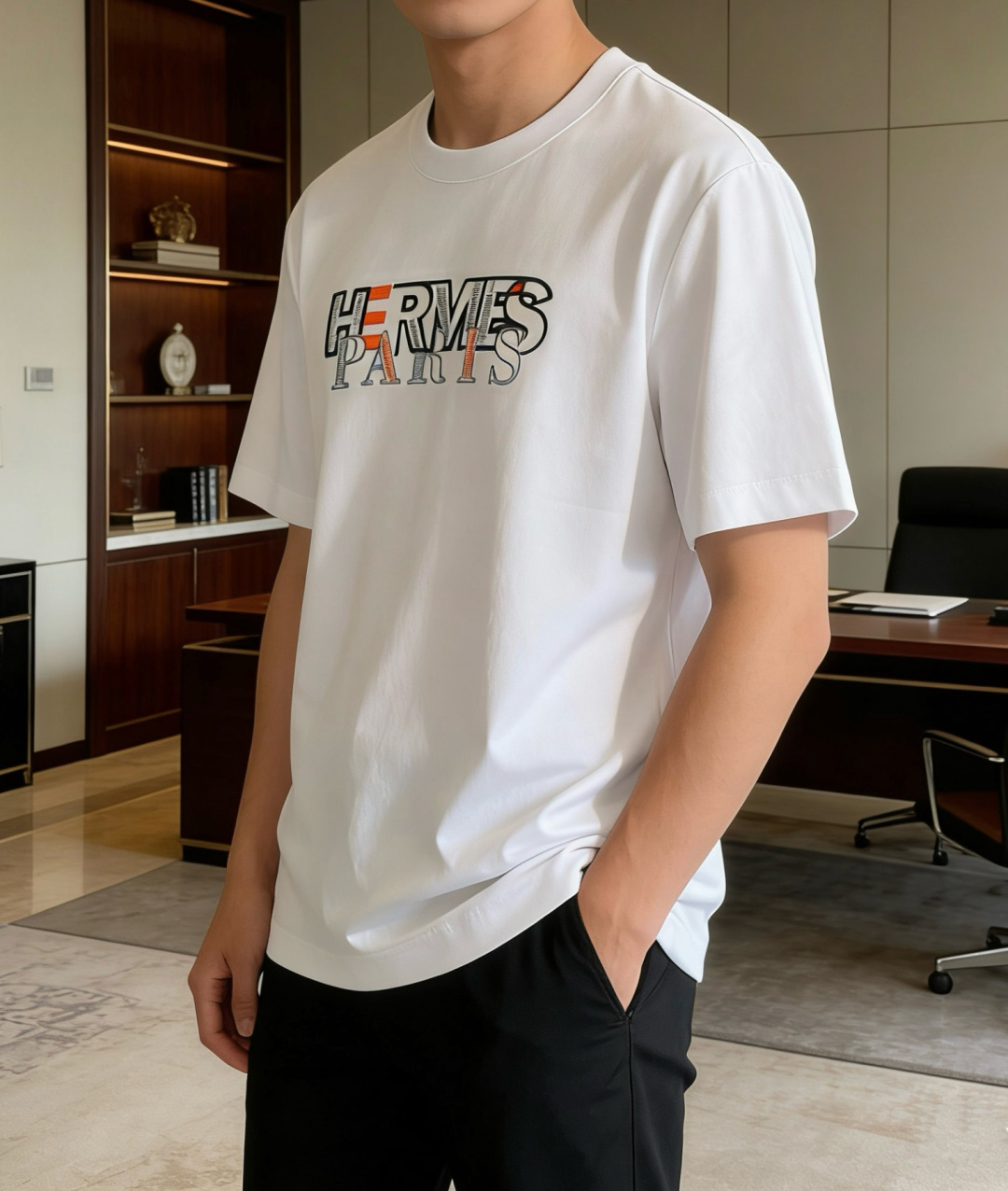 爱🐎仕 2026春夏新款男士短袖T恤，全新升级百搭基础款，低调奢华，品格之选！甄选进口丝光棉打造而成，吸