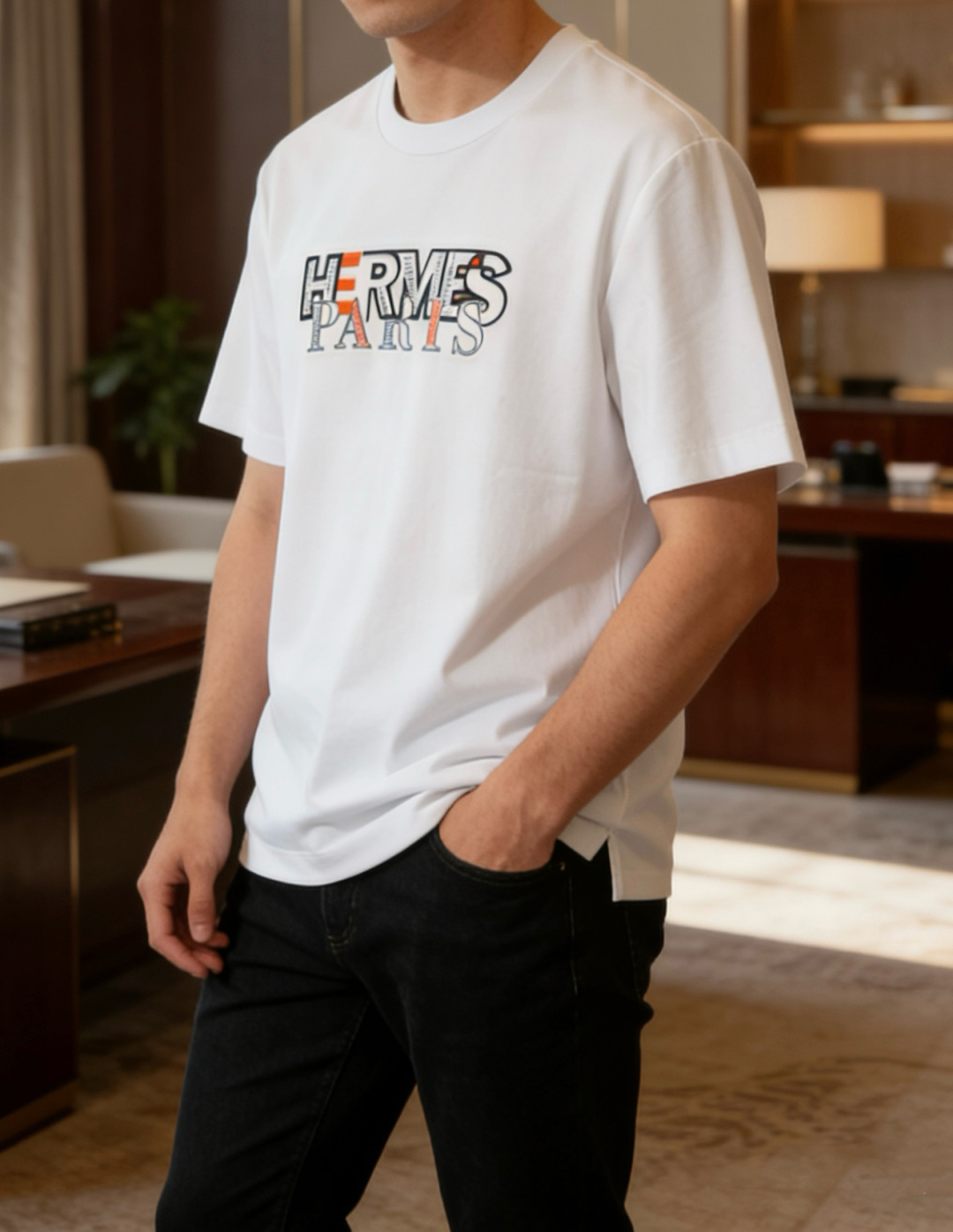爱🐎仕 2026春夏新款男士短袖T恤，全新升级百搭基础款，低调奢华，品格之选！甄选进口丝光棉打造而成，吸