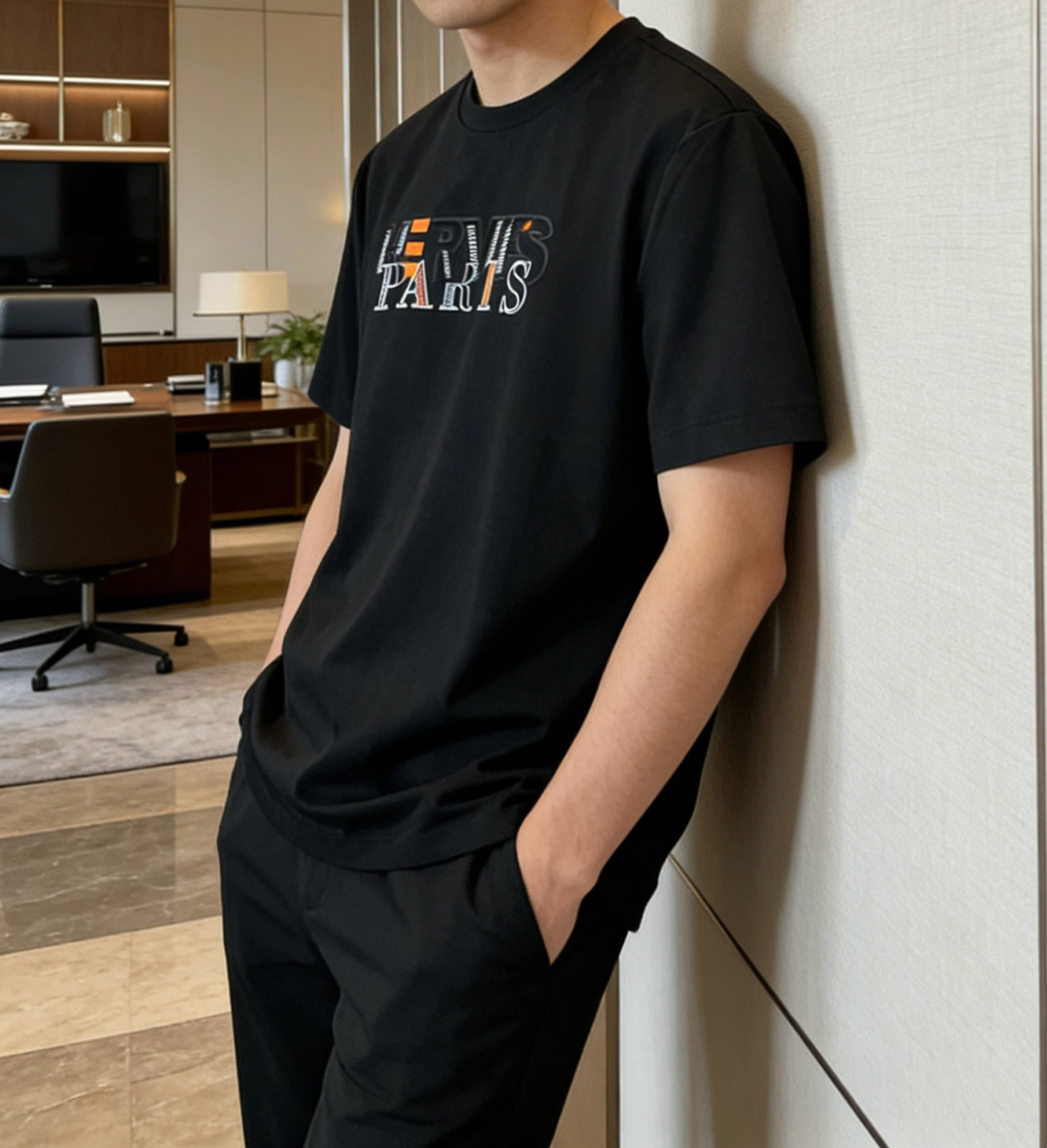 爱🐎仕 2026春夏新款男士短袖T恤，全新升级百搭基础款，低调奢华，品格之选！甄选进口丝光棉打造而成，吸