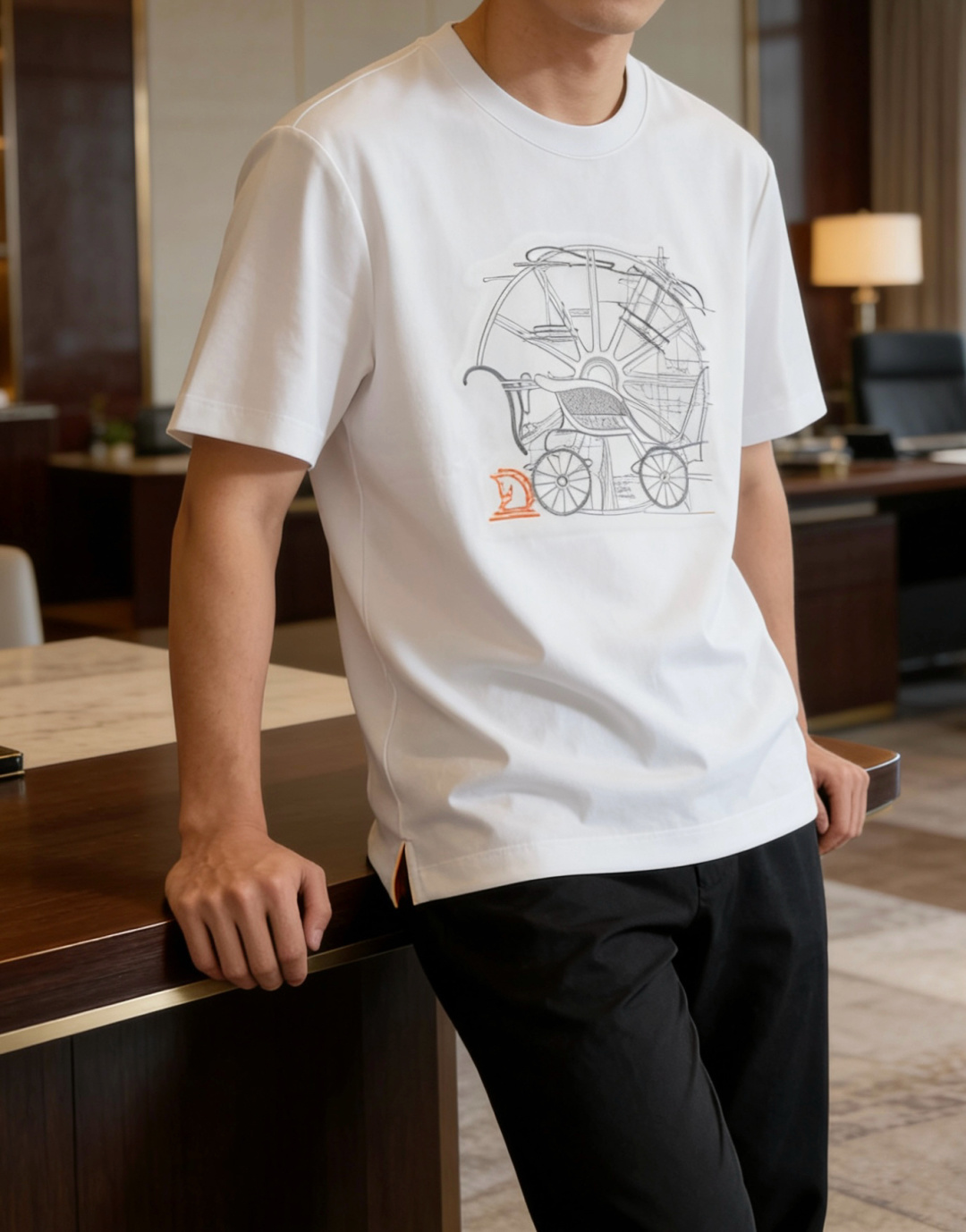 爱🐎仕 2026春夏新款男士短袖T恤，全新升级百搭基础款，低调奢华，品格之选！甄选进口丝光棉打造而成，吸