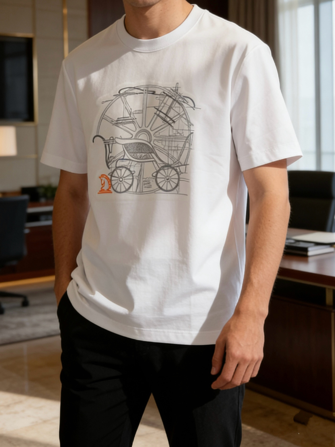 NO:746663,AIS 2026 spring and summer new men's short-sleeved T-shirt, a newly upgraded and versatile basic style, low-key luxury, a choice of quality!  Made of imported mercerized cotton, it has good hygroscopicity, is comfortable and breathable, allows you to enjoy a light and comfortable wearing experience, and has super vertical performance. The iconic logo letter pattern design with strong artistic sense, meticulous craftsmanship and high recognition shows a new brand culture!  Classic and perfect design, precise cutting. Simple and elegant style, but also able to show fashionable charm in daily leisure life. Sizes M-4XL, T-shirt, tees, t-shirt,19860909爱仕 2026春夏新款男士短袖T恤,全新升级百搭基础款,低调奢华,品格之选！甄选进口丝光棉打造而成,吸湿性好,舒适透气,享受轻薄轻松自在的穿着体验,有着超强的垂直性能 艺术感极强标志性logo字母图案设计,工艺细致,辨识度极高,展现全新品牌文化！经典完美版型设计,在裁剪上精准到位.简约大气风格,又能在日常休闲生活中展现时尚魅力. 尺码M-4XL,,T-shirt,tees，t-shirt,,Men's clothing