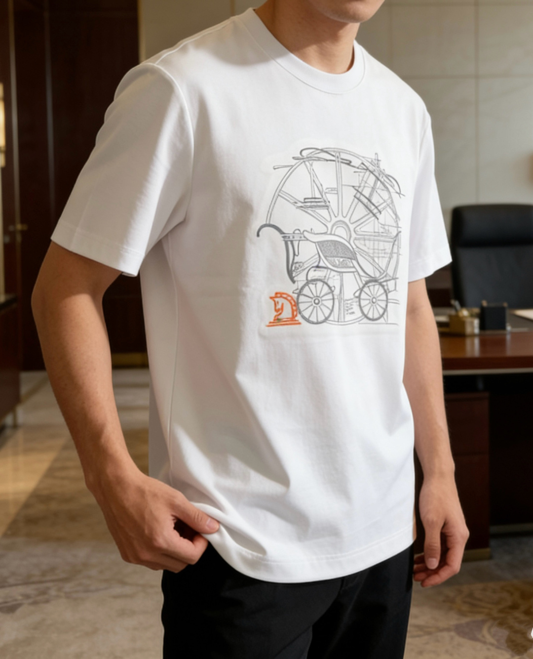 爱🐎仕 2026春夏新款男士短袖T恤，全新升级百搭基础款，低调奢华，品格之选！甄选进口丝光棉打造而成，吸
