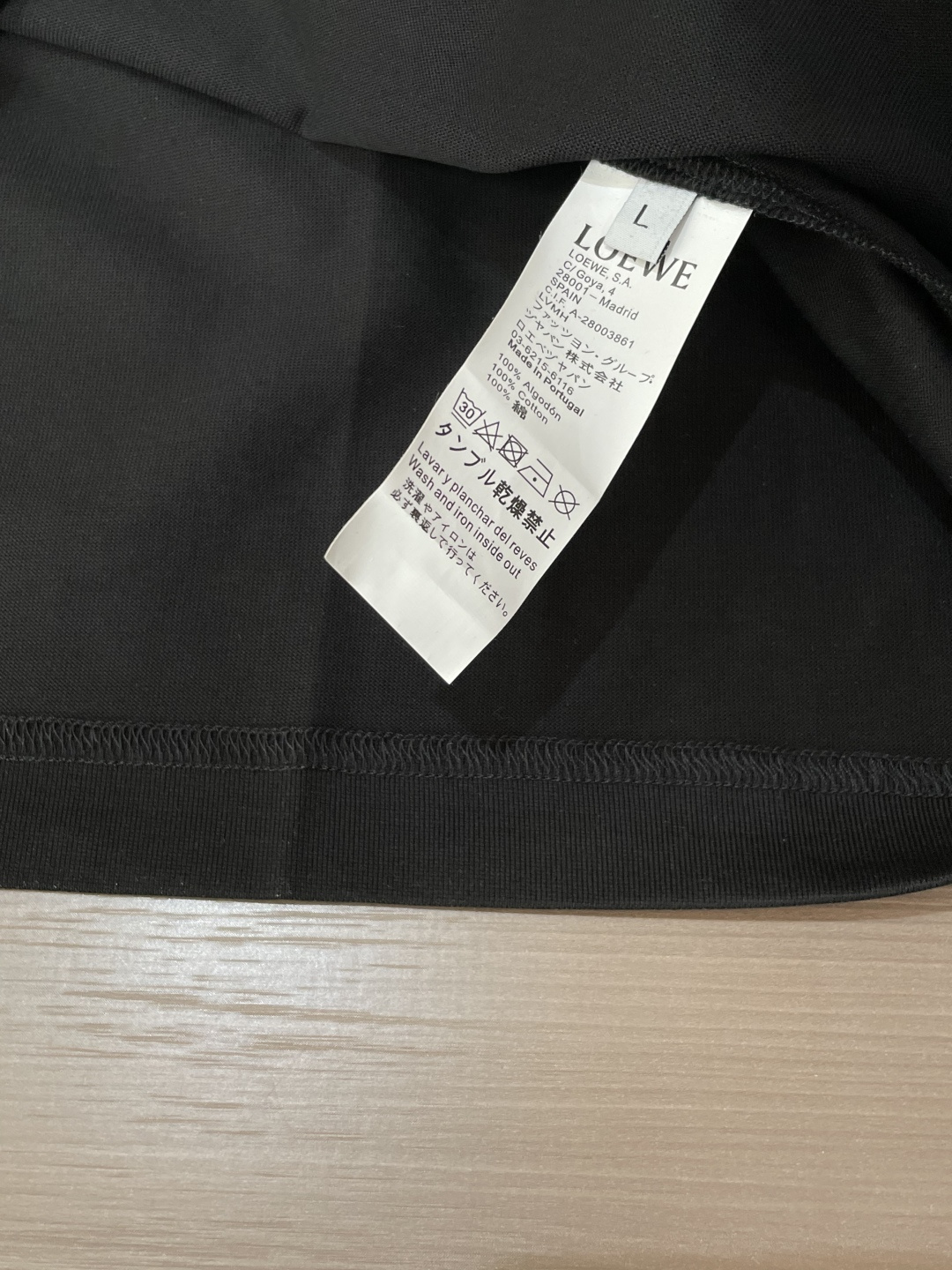 Loewe 2026春夏新款首发专柜最新款短袖圆领T恤 高端订制 设计前卫时尚！品牌logo重工艺设计 