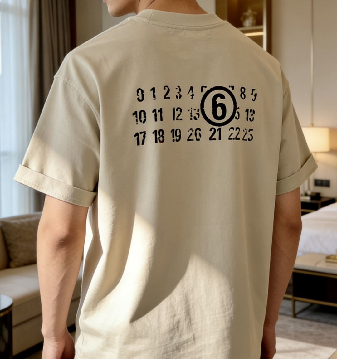 马吉拉2026春夏款/官网同步面料采用重磅纯棉精梳棉面料，OS宽松版型，上身版型超正！日常百搭，衣橱必备