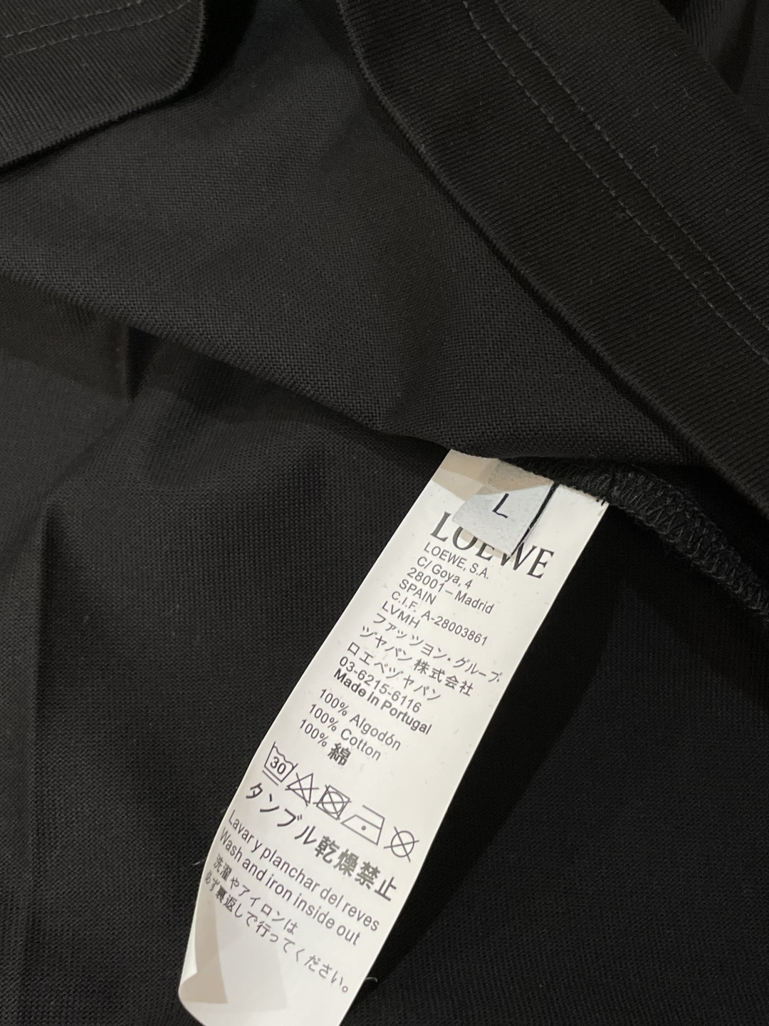 Loewe 2026春夏新款首发专柜最新款短袖圆领T恤 高端订制 设计前卫时尚！品牌logo重工艺设计 