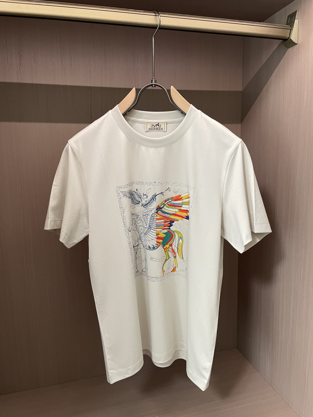 爱🐎仕 2026ss夏装新品 专柜在售 最新系列图案logo短袖T恤 必须人手一件的节奏！进口顶极丝光棉