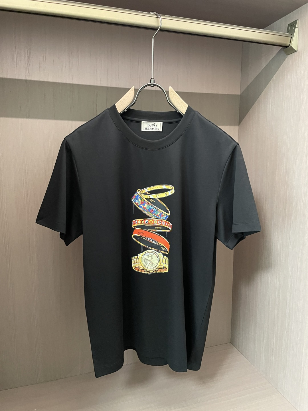 爱🐎仕 2026ss夏装新品 专柜在售 最新系列图案logo短袖T恤 必须人手一件的节奏！进口顶极丝光棉