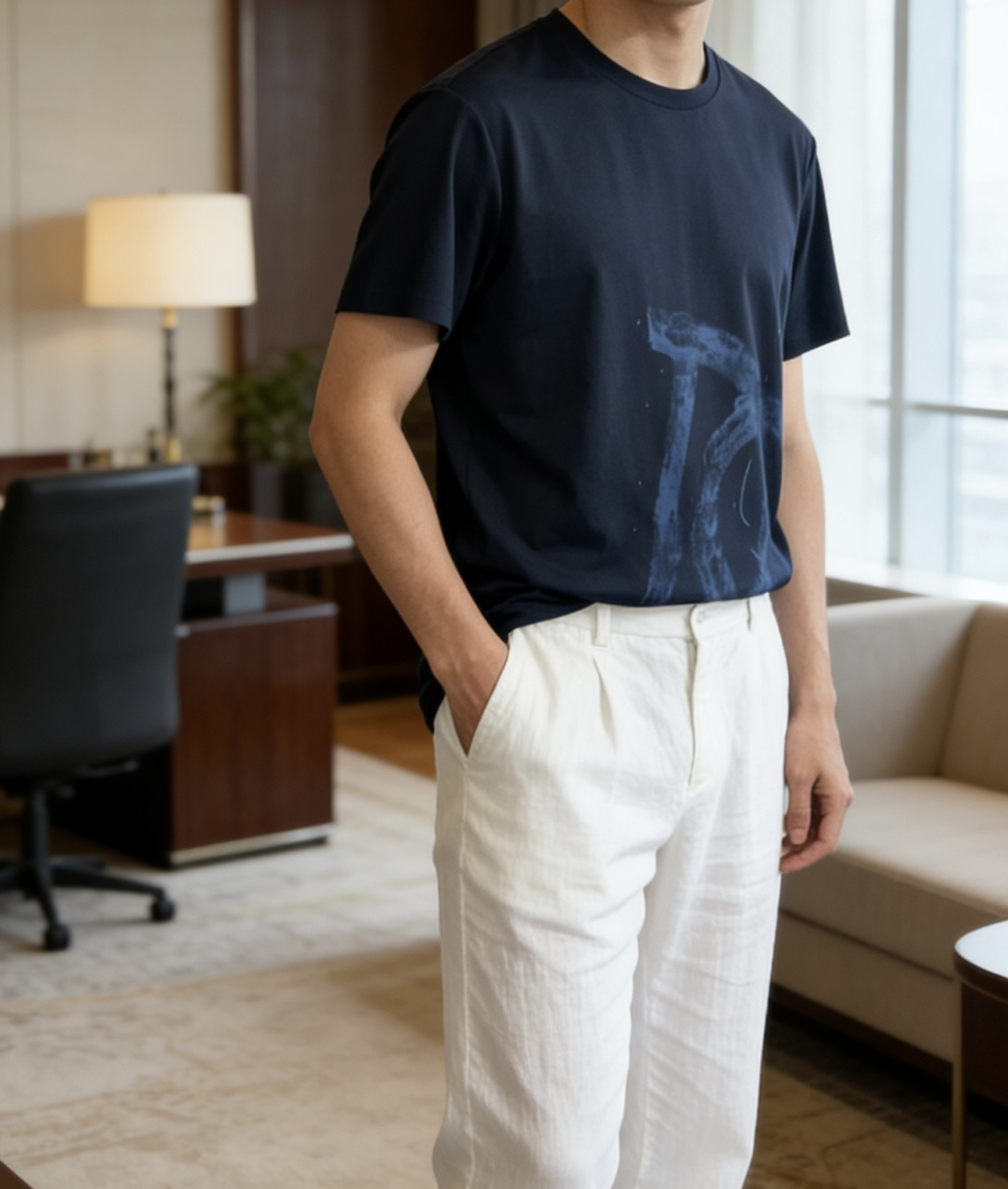 DG 2026 春夏新款男士短袖T恤，全新升级百搭基础款，低调奢华，品格之选！甄选进口丝光棉打造而成，吸