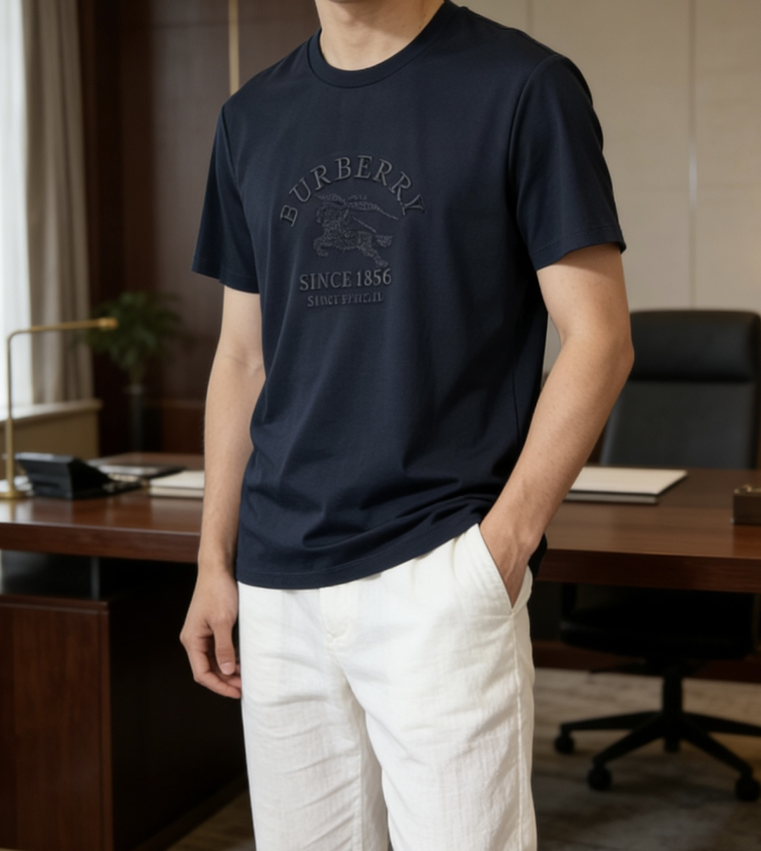 · Bur 2026 春夏新款男士短袖T恤，全新升级百搭基础款，低调奢华，品格之选！甄选进口丝光棉打造而