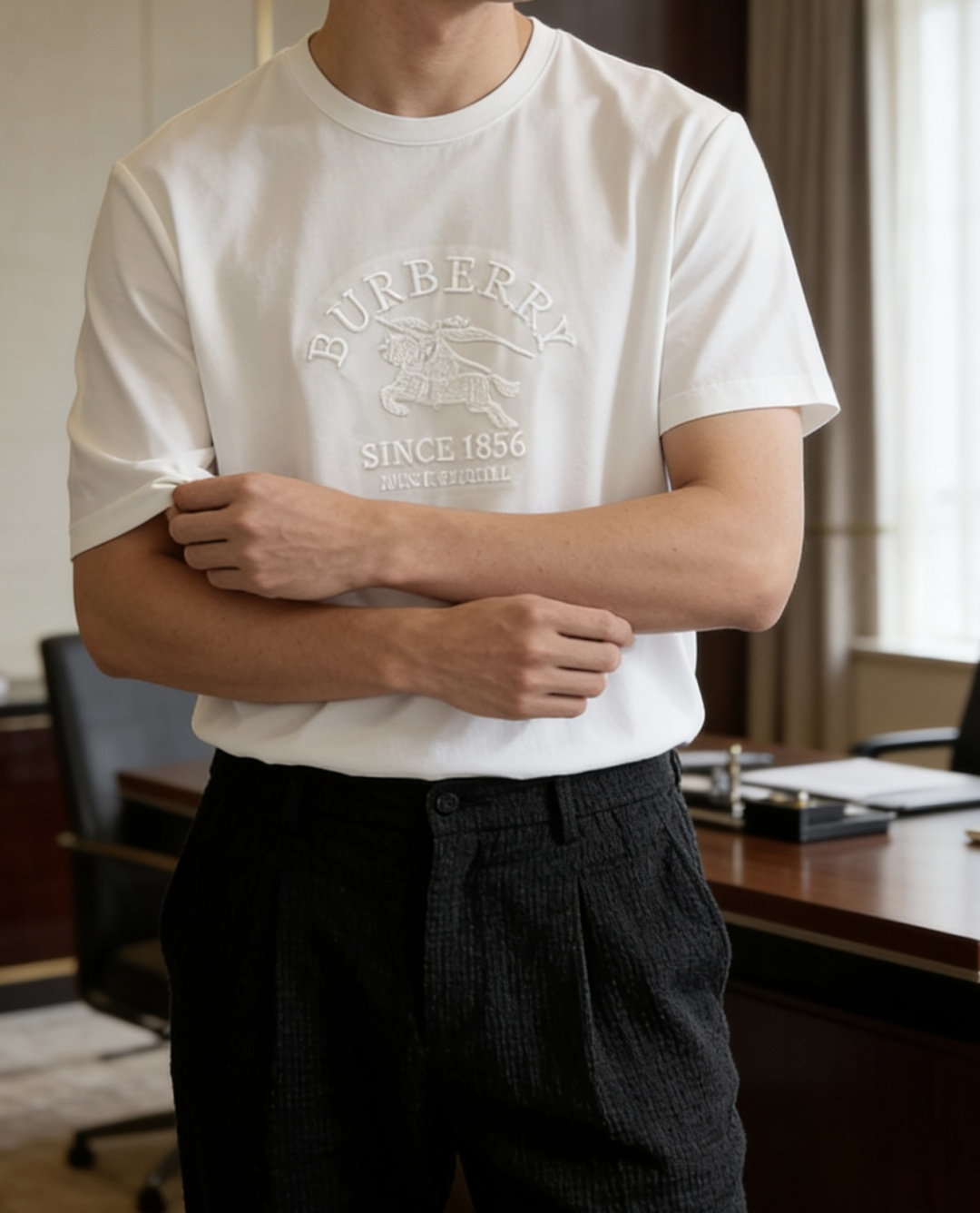 · Bur 2026 春夏新款男士短袖T恤，全新升级百搭基础款，低调奢华，品格之选！甄选进口丝光棉打造而