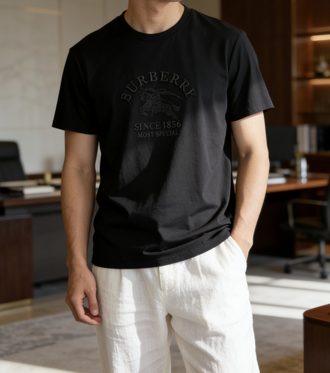 · Bur 2026 春夏新款男士短袖T恤，全新升级百搭基础款，低调奢华，品格之选！甄选进口丝光棉打造而