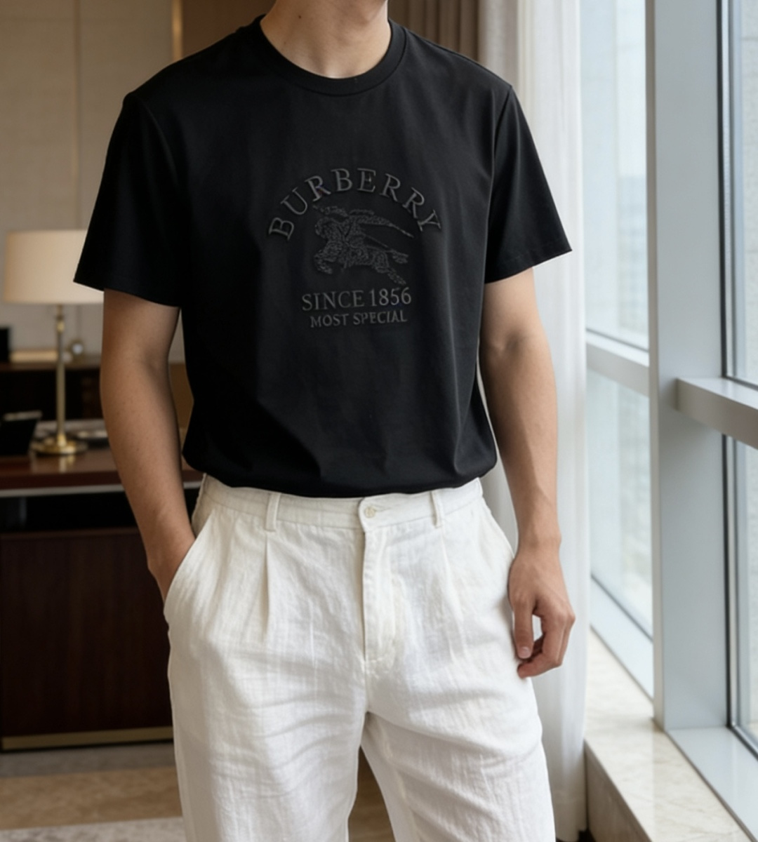 · Bur 2026 春夏新款男士短袖T恤，全新升级百搭基础款，低调奢华，品格之选！甄选进口丝光棉打造而