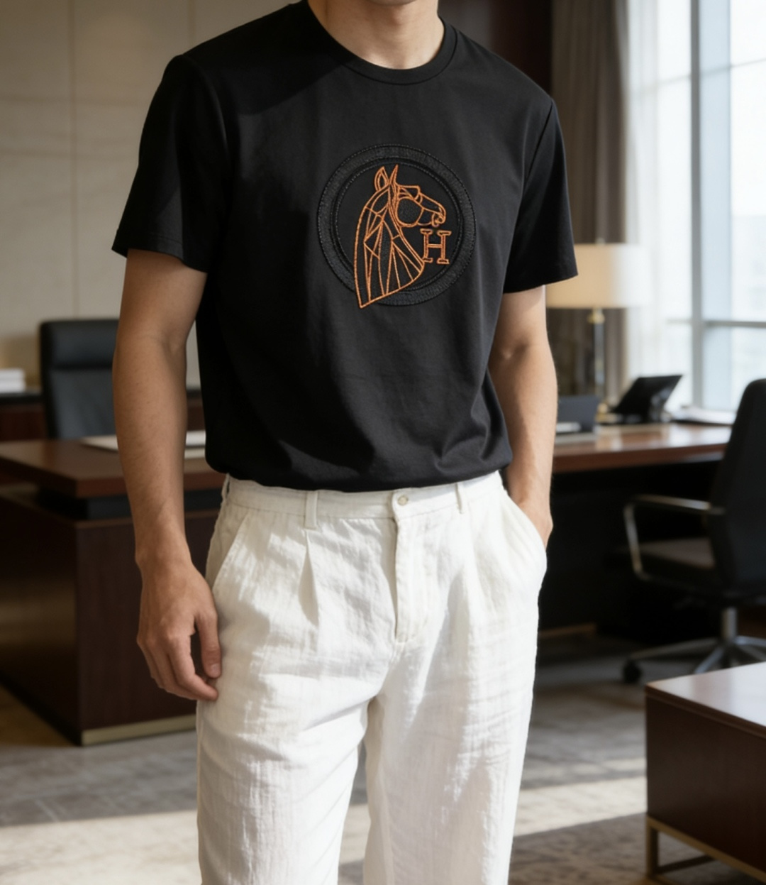 · 爱🐎仕 2026 春夏新款男士短袖T恤，全新升级百搭基础款，低调奢华，品格之选！甄选进口丝光棉打造而