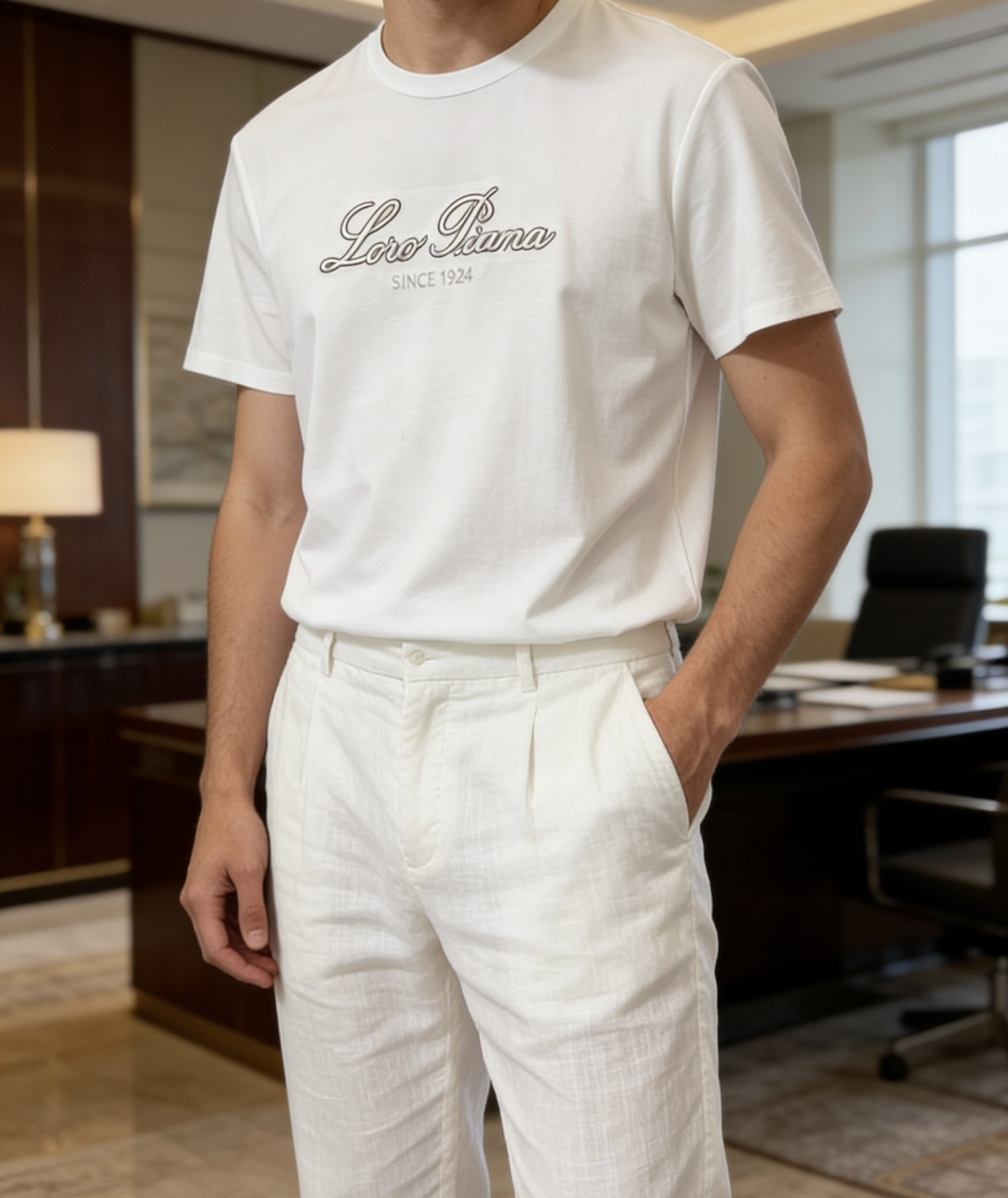 · loro Piana 1966 春夏新款男士短袖T恤，全新升级百搭基础款，低调奢华，品格之选！甄选进