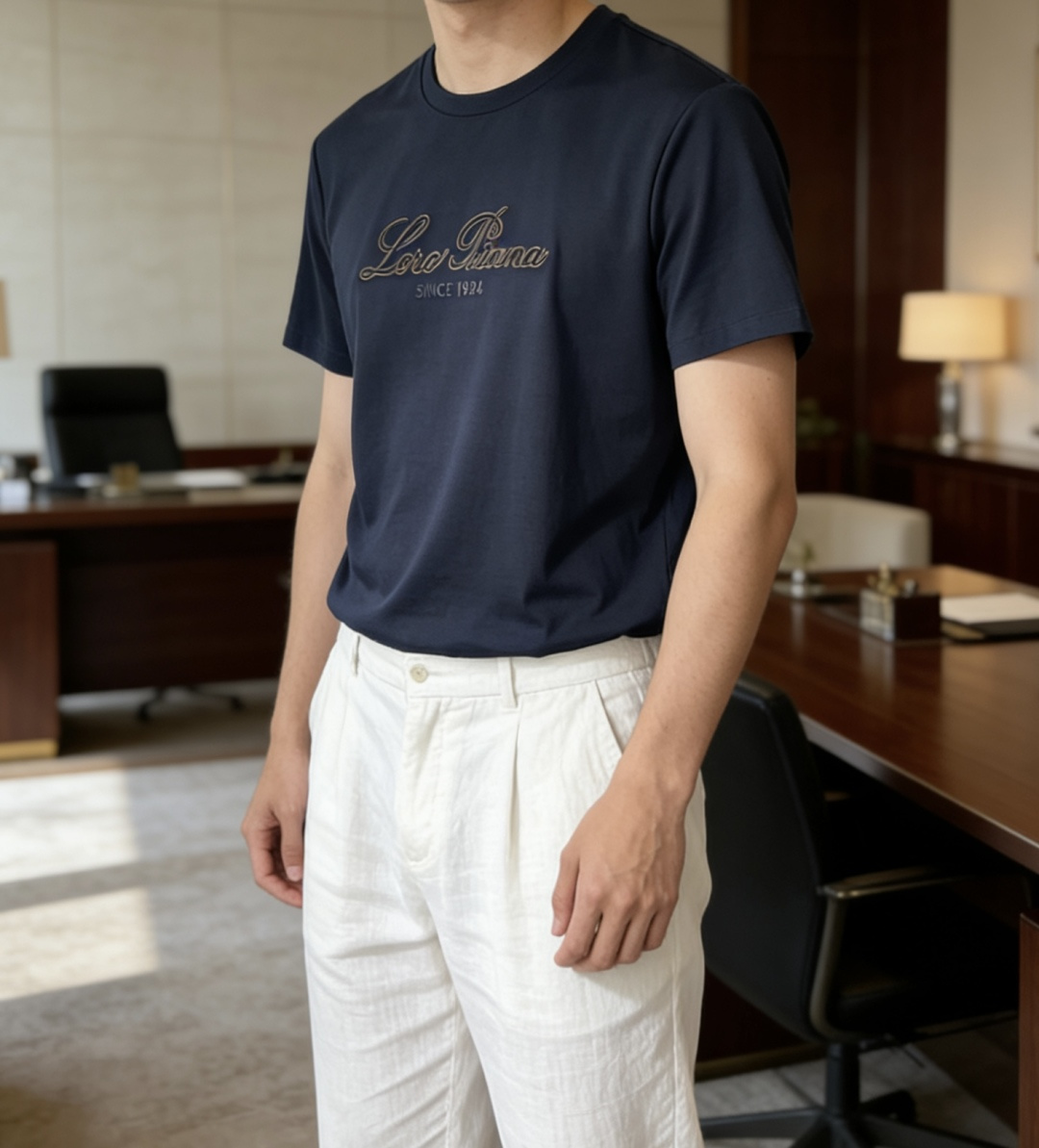 · loro Piana 1966 春夏新款男士短袖T恤，全新升级百搭基础款，低调奢华，品格之选！甄选进