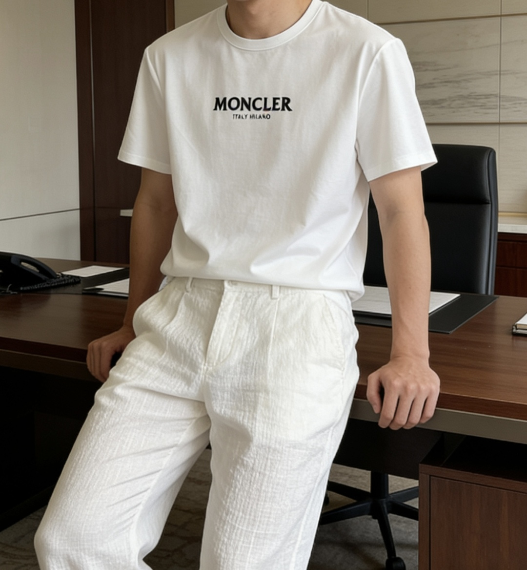 · 蒙口 2026 春夏新款男士短袖T恤，全新升级百搭基础款，低调奢华，品格之选！甄选进口丝光棉打造而成