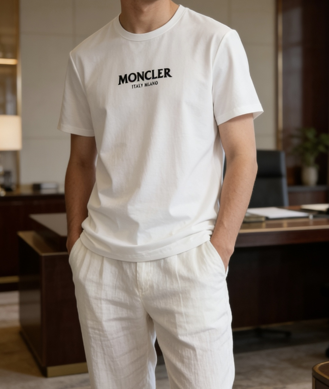 · 蒙口 2026 春夏新款男士短袖T恤，全新升级百搭基础款，低调奢华，品格之选！甄选进口丝光棉打造而成