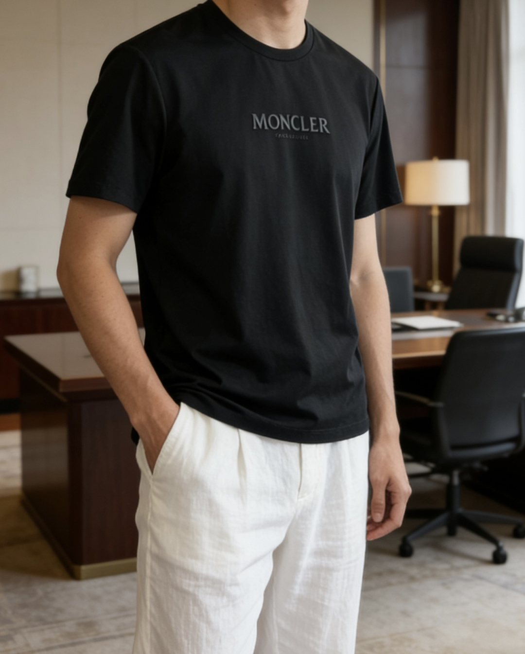 蒙口 2026 春夏新款男士短袖T恤，全新升级百搭基础款，低调奢华，品格之选！甄选进口丝光棉打造而成，吸