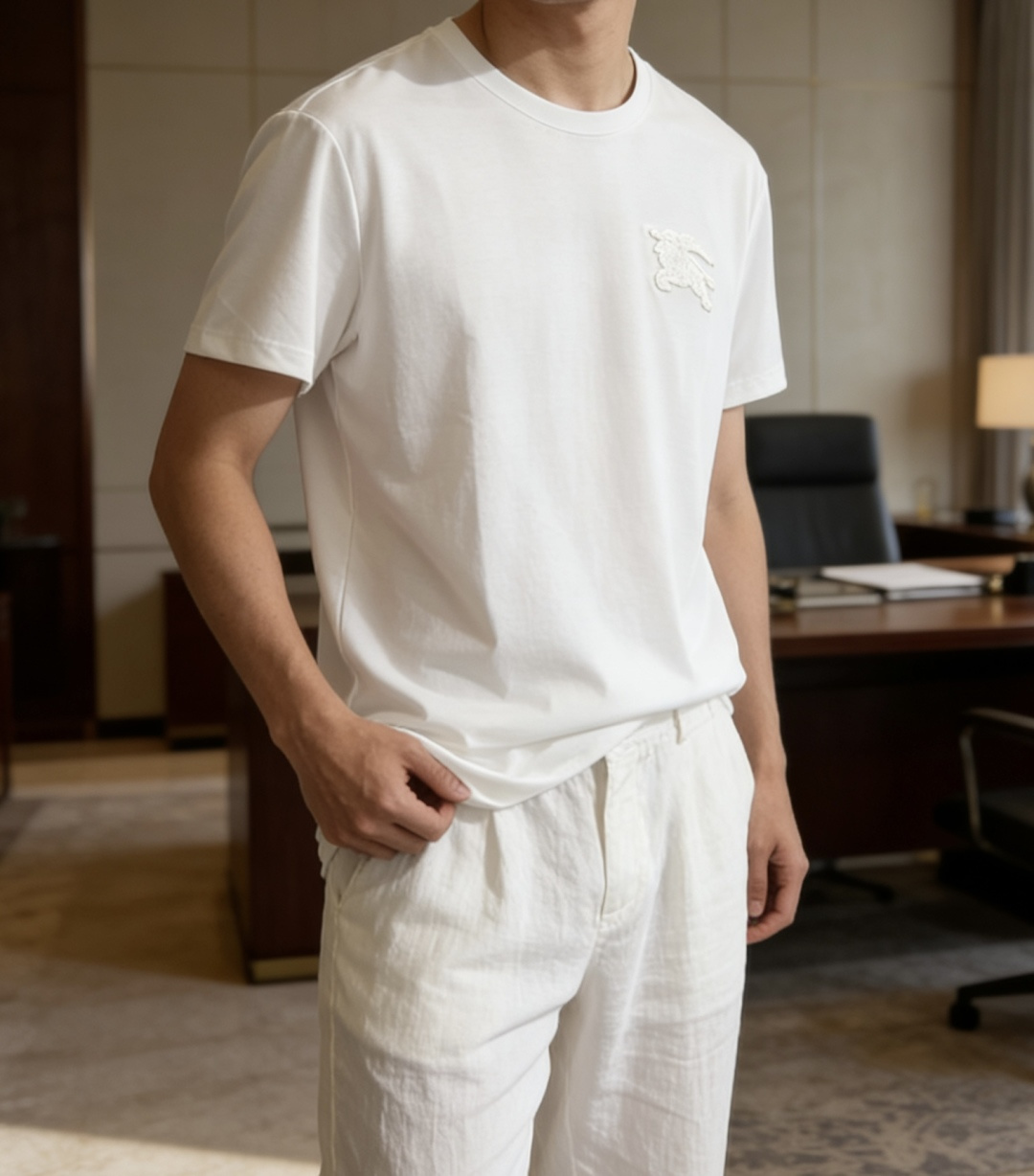 · Bur 2026 春夏新款男士短袖T恤，全新升级百搭基础款，低调奢华，品格之选！甄选进口丝光棉打造而
