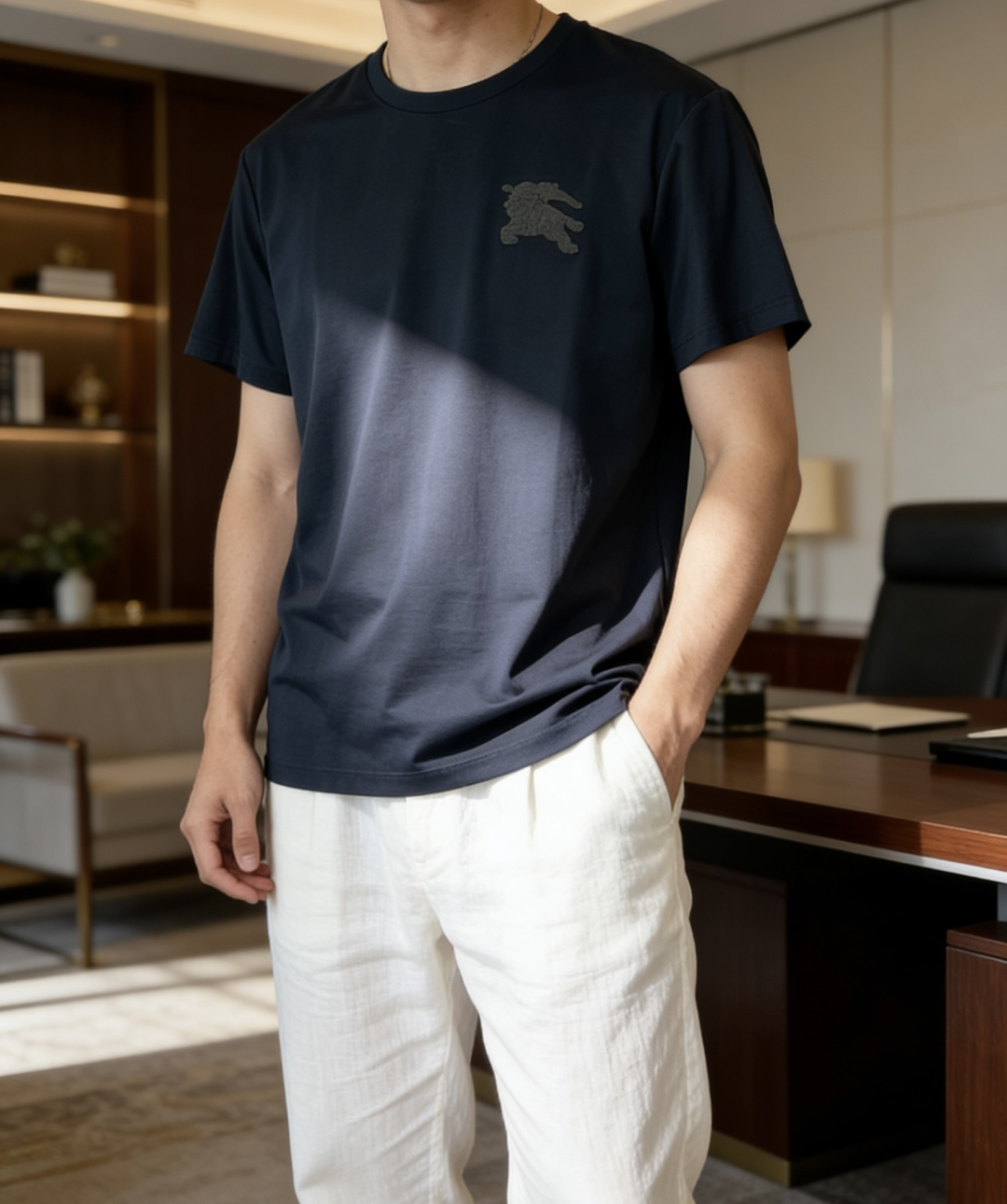· Bur 2026 春夏新款男士短袖T恤，全新升级百搭基础款，低调奢华，品格之选！甄选进口丝光棉打造而