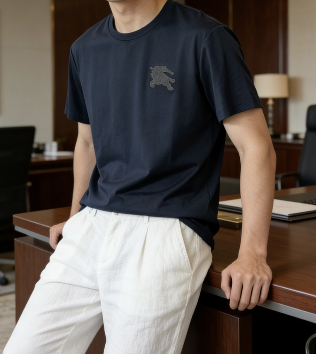 · Bur 2026 春夏新款男士短袖T恤，全新升级百搭基础款，低调奢华，品格之选！甄选进口丝光棉打造而