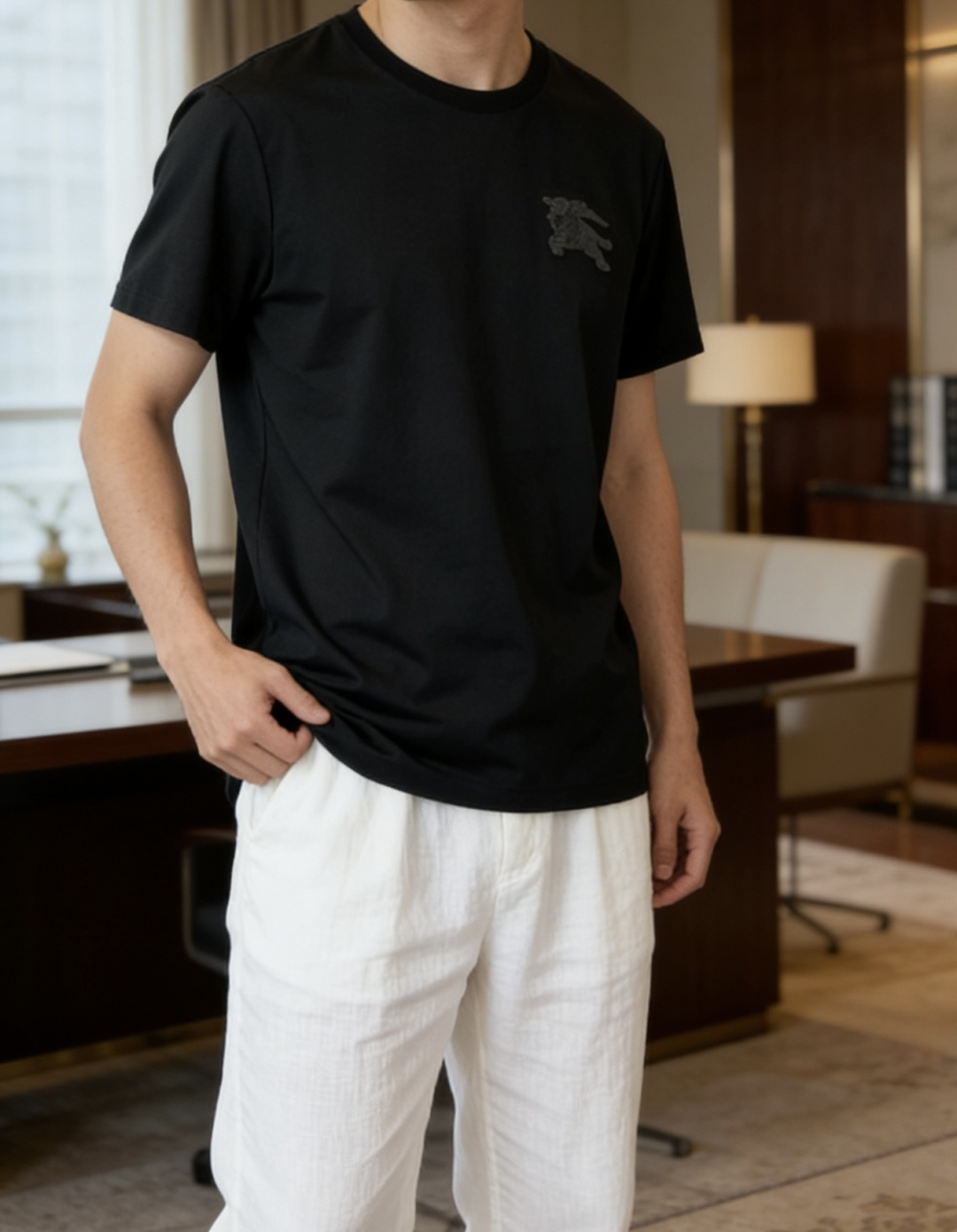 · Bur 2026 春夏新款男士短袖T恤，全新升级百搭基础款，低调奢华，品格之选！甄选进口丝光棉打造而