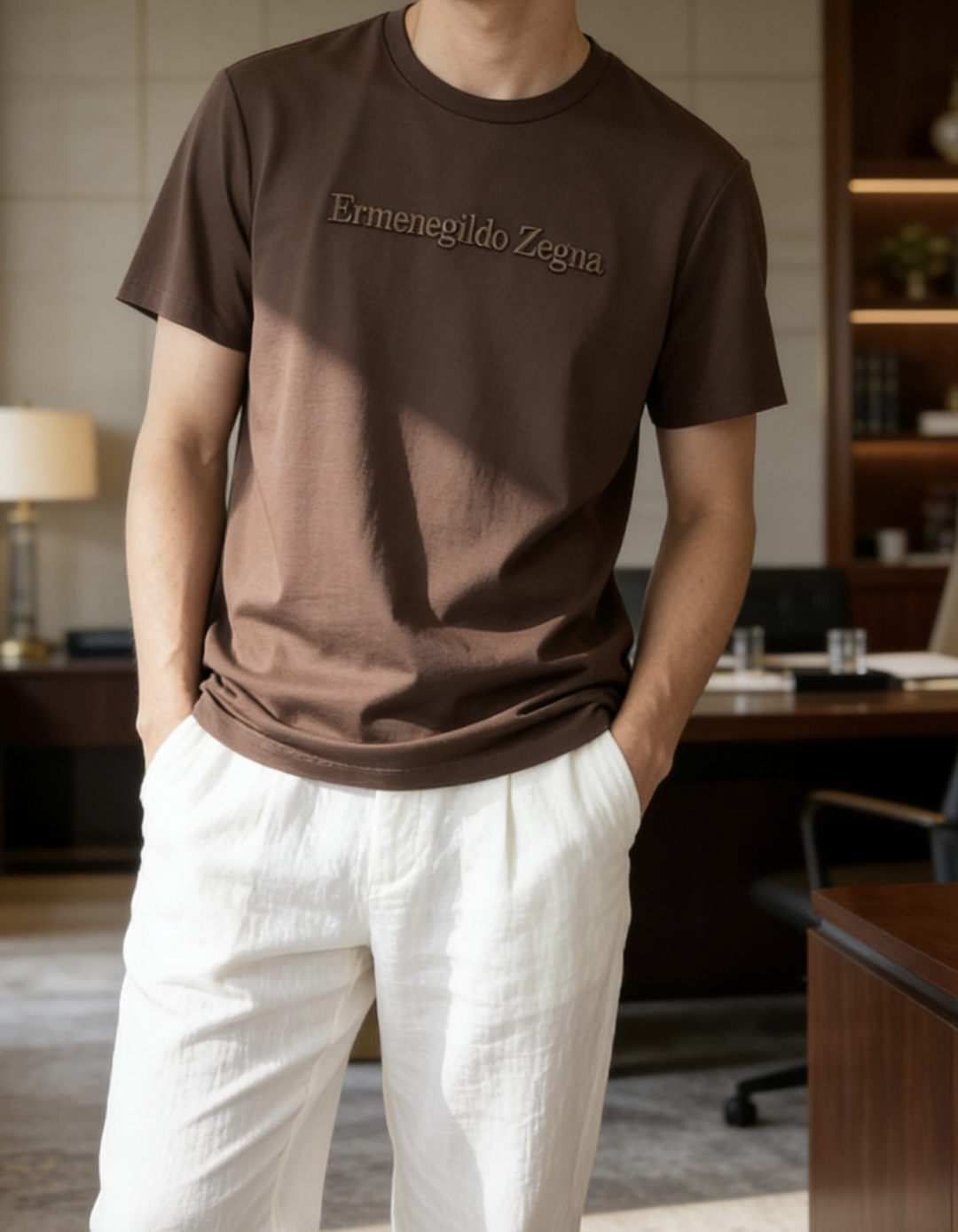 · 杰尼亚 2026 春夏新款男士短袖T恤，全新升级百搭基础款，低调奢华，品格之选！甄选进口丝光棉打造而