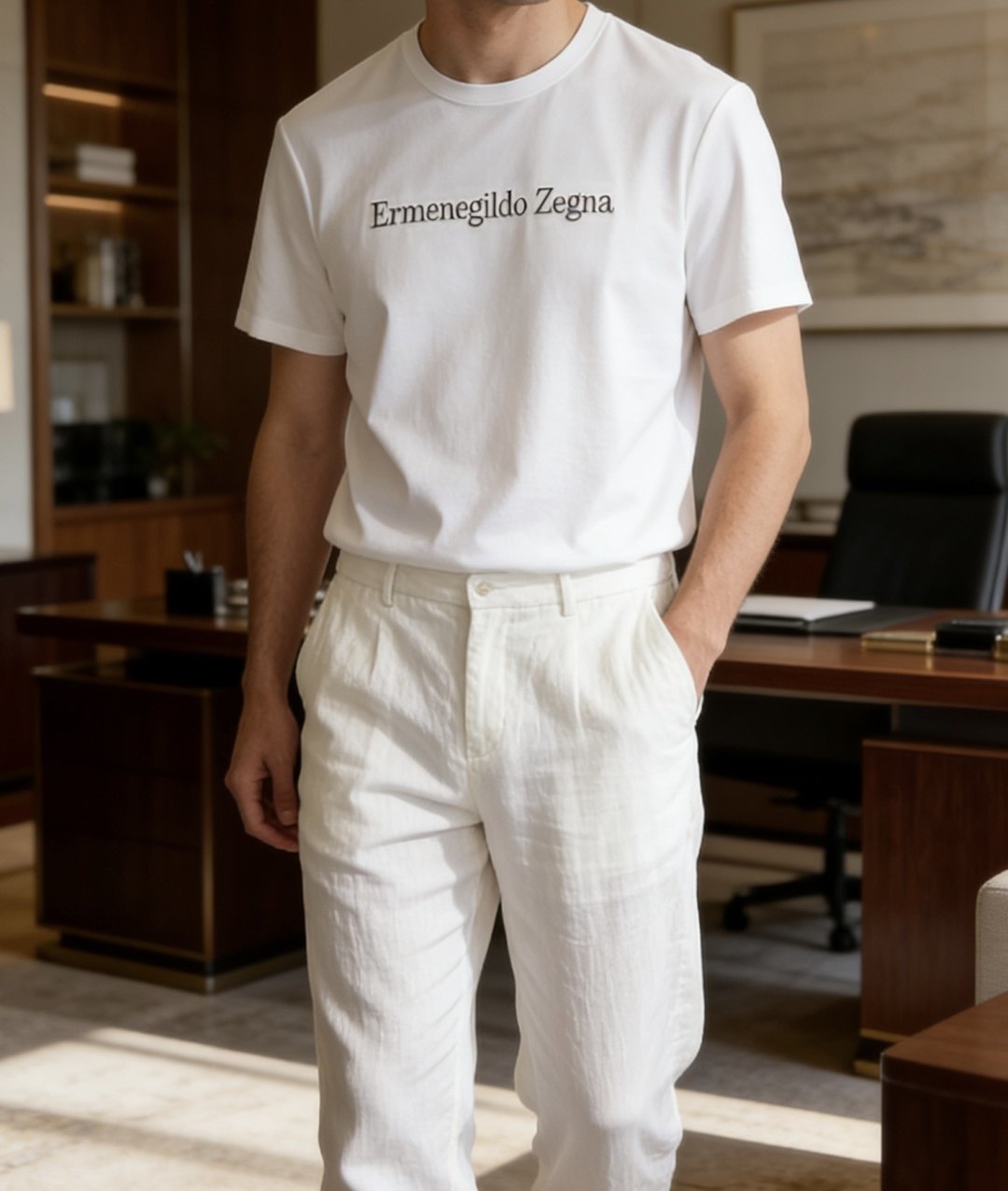 · 杰尼亚 2026 春夏新款男士短袖T恤，全新升级百搭基础款，低调奢华，品格之选！甄选进口丝光棉打造而
