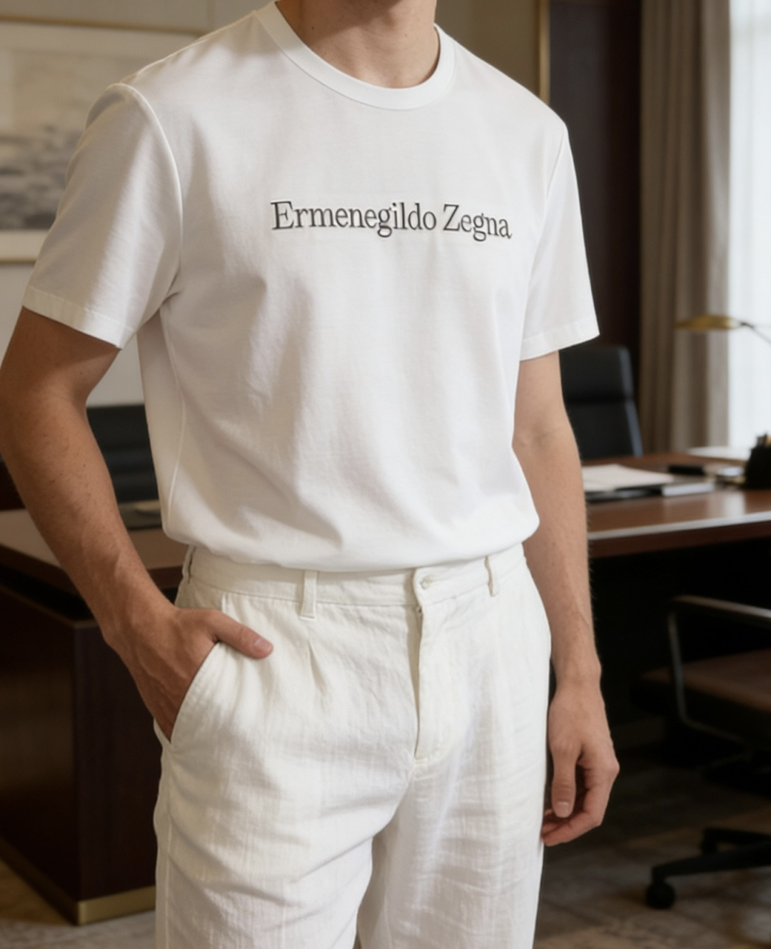 · 杰尼亚 2026 春夏新款男士短袖T恤，全新升级百搭基础款，低调奢华，品格之选！甄选进口丝光棉打造而
