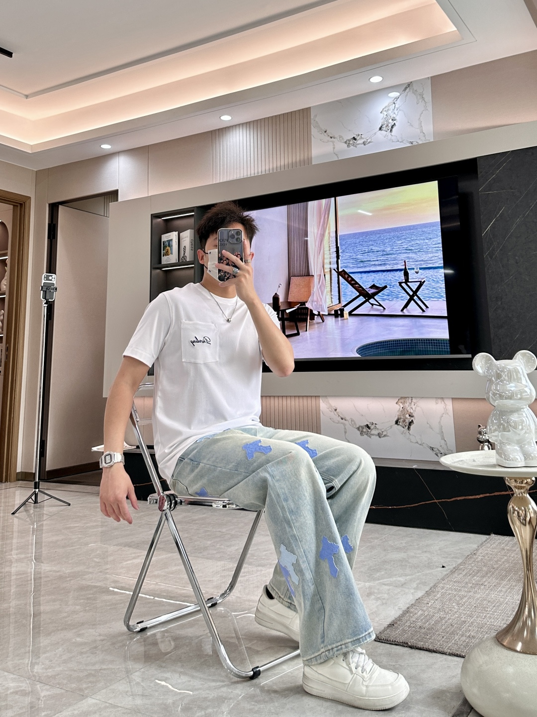 · D奥 2026春夏新款首发专柜最新款短袖圆领T恤 高端订制 设计前卫时尚！品牌logo重工艺设计 高