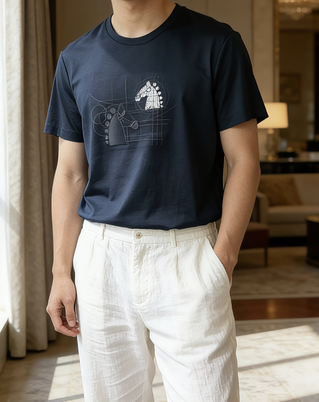 爱🐎仕 2026春夏新款男士短袖T恤，全新升级百搭基础款，低调奢华，品格之选！甄选进口丝光棉打造而成，吸