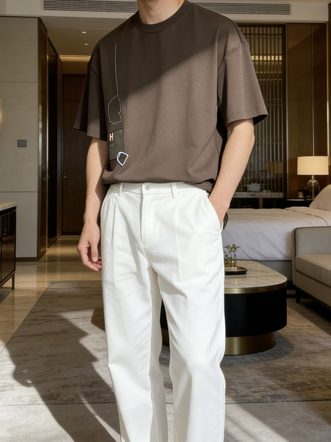 爱🐎仕 2026春夏新款男士短袖T恤，全新升级百搭基础款，低调奢华，品格之选！甄选进口丝光棉打造而成，吸