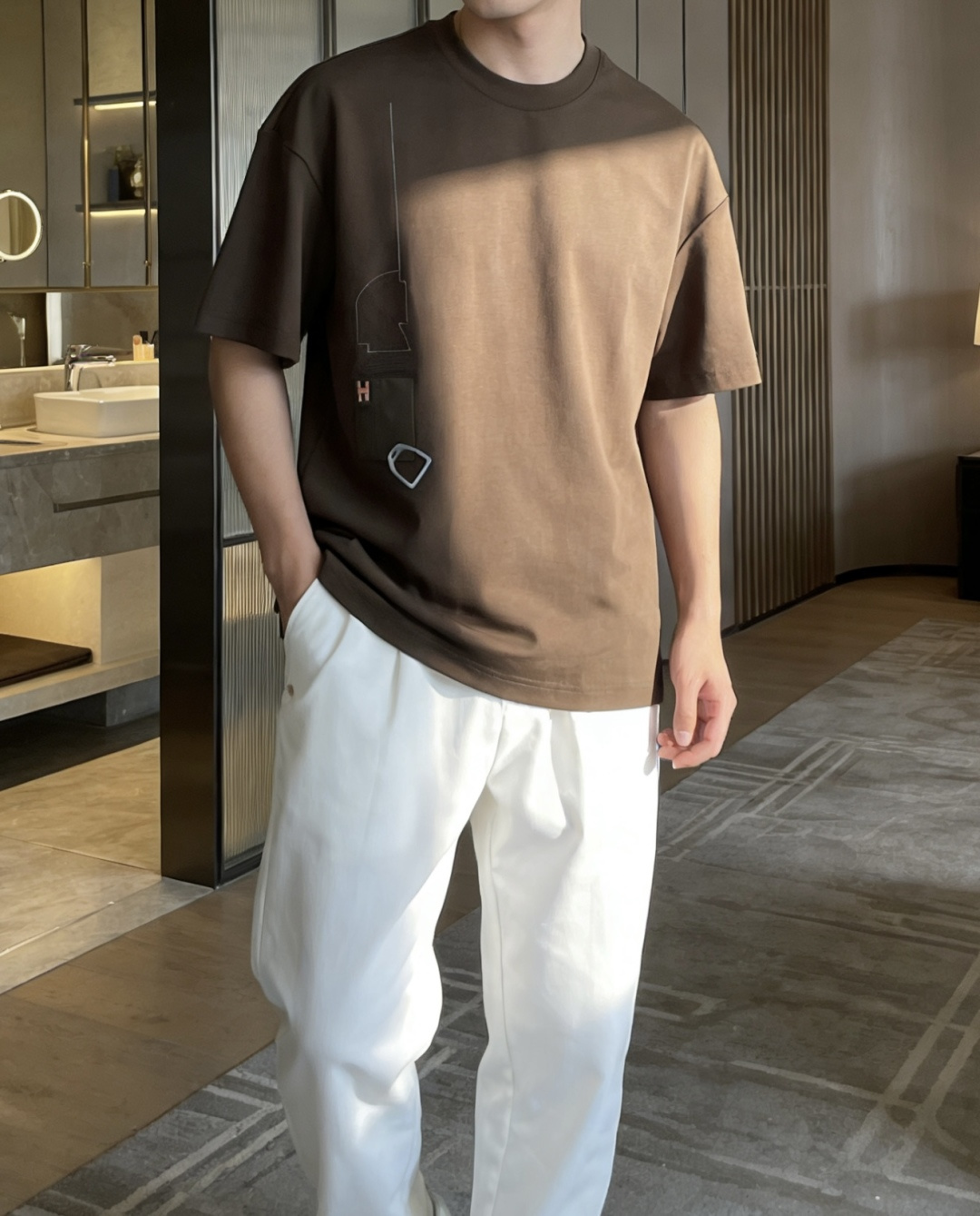 爱🐎仕 2026春夏新款男士短袖T恤，全新升级百搭基础款，低调奢华，品格之选！甄选进口丝光棉打造而成，吸