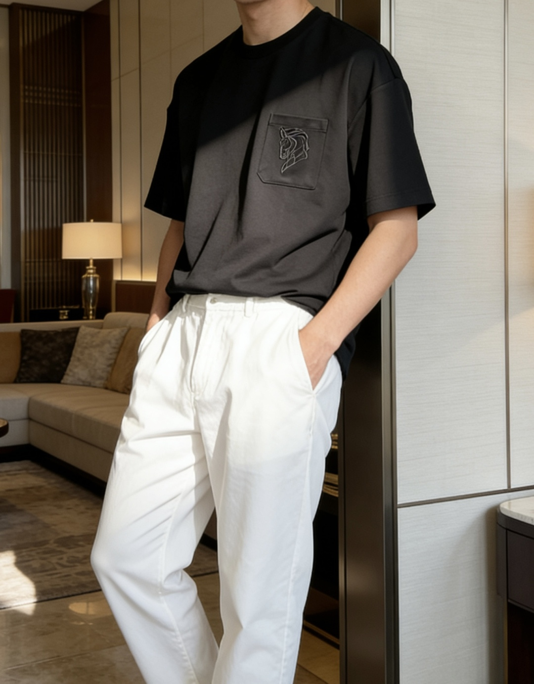 爱🐎仕 2026春夏新款男士短袖T恤，全新升级百搭基础款，低调奢华，品格之选！甄选进口丝光棉打造而成，吸