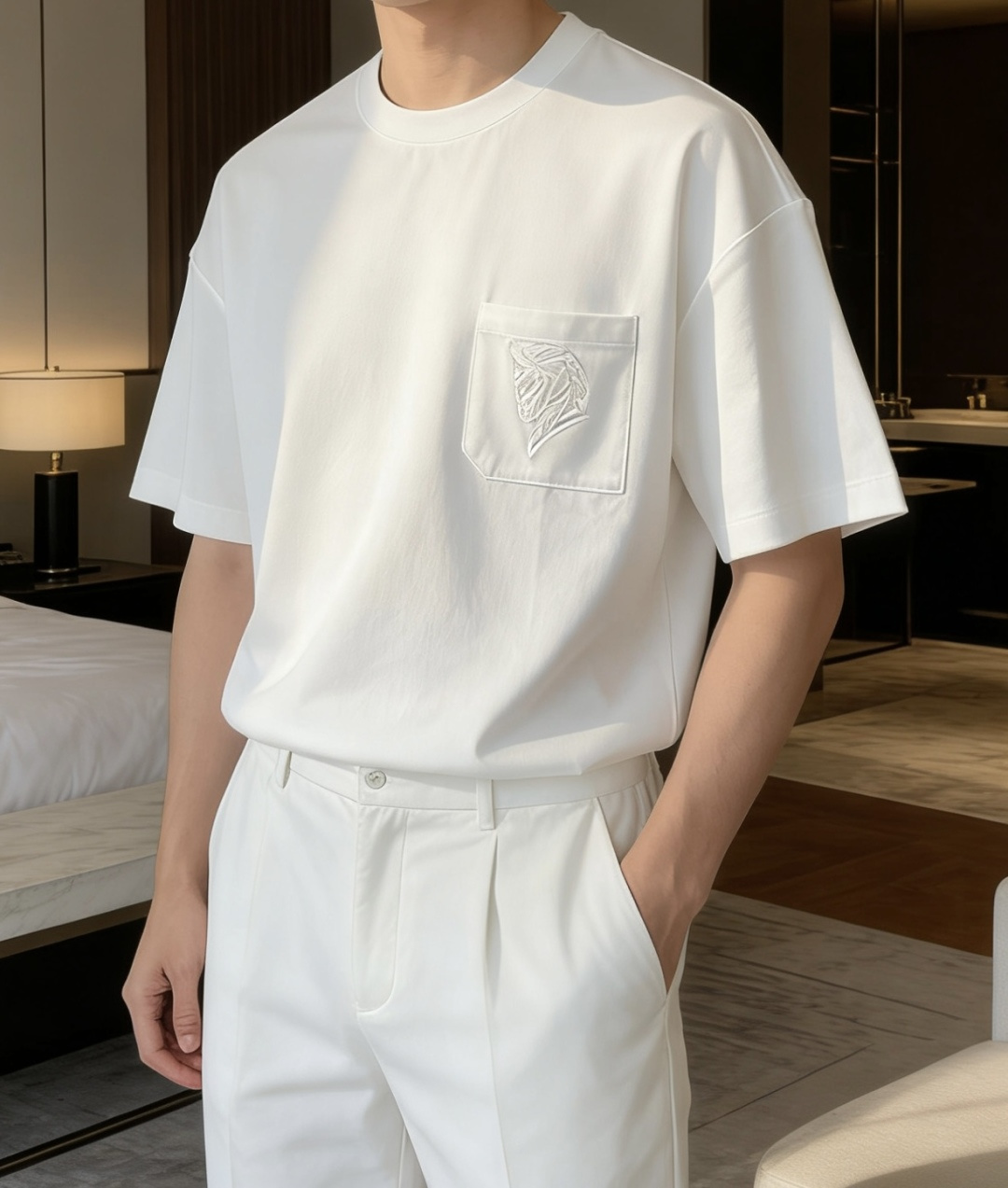 爱🐎仕 2026春夏新款男士短袖T恤，全新升级百搭基础款，低调奢华，品格之选！甄选进口丝光棉打造而成，吸