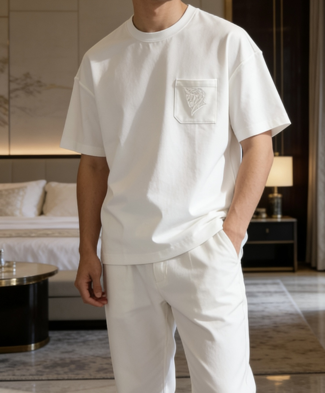 爱🐎仕 2026春夏新款男士短袖T恤，全新升级百搭基础款，低调奢华，品格之选！甄选进口丝光棉打造而成，吸