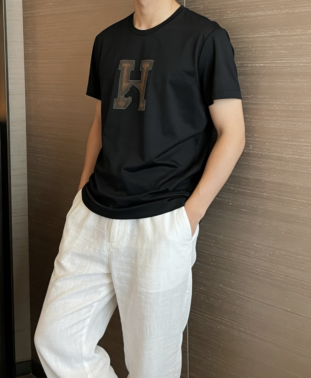 爱🐎仕 2026春夏新款男士短袖T恤，全新升级百搭基础款，低调奢华，品格之选！甄选进口丝光棉打造而成，吸