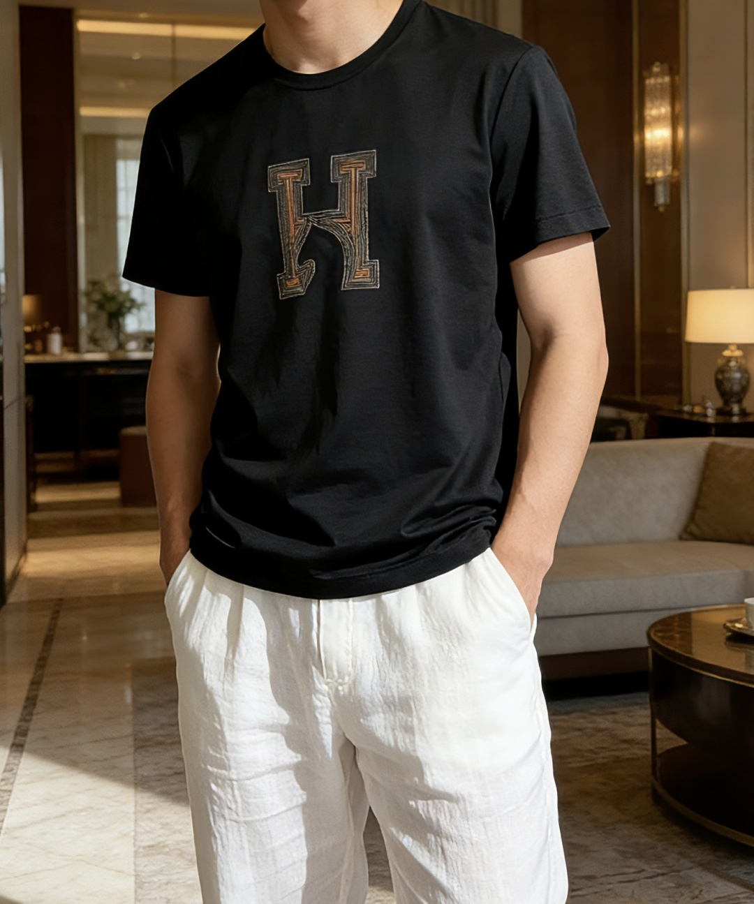 爱🐎仕 2026春夏新款男士短袖T恤，全新升级百搭基础款，低调奢华，品格之选！甄选进口丝光棉打造而成，吸