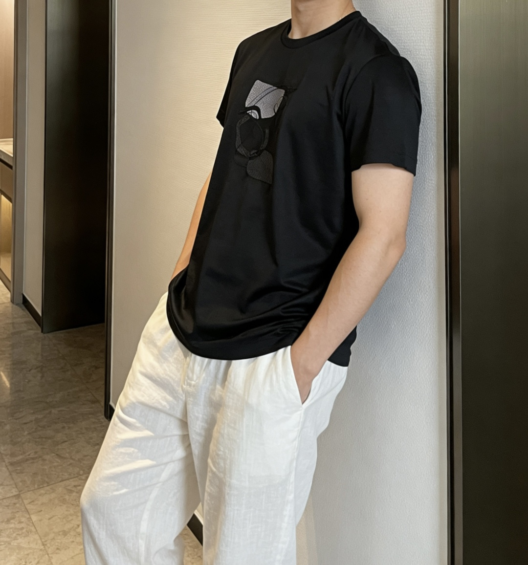 爱🐎仕 2026春夏新款男士短袖T恤，全新升级百搭基础款，低调奢华，品格之选！甄选进口丝光棉打造而成，吸