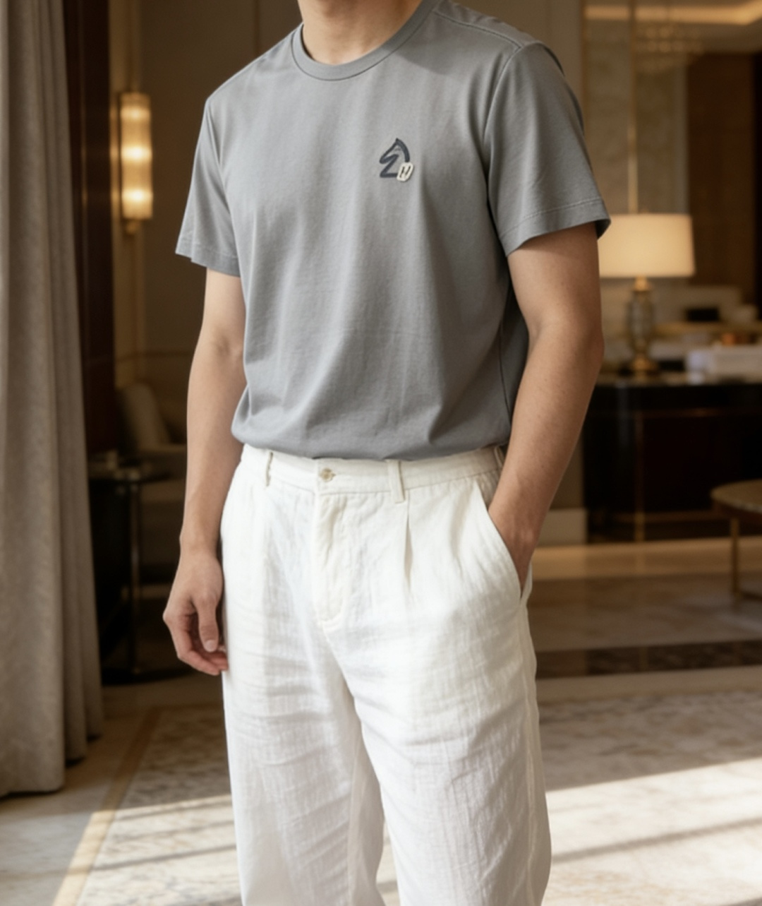 爱🐎仕 2026春夏新款男士短袖T恤，全新升级百搭基础款，低调奢华，品格之选！甄选进口丝光棉打造而成，吸