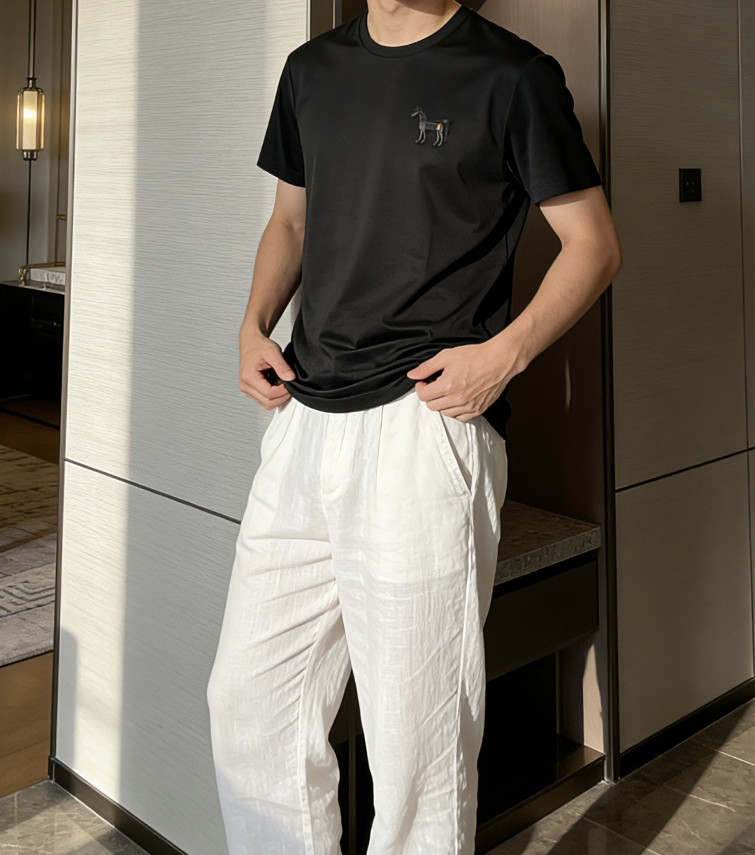 爱🐎仕 2026春夏新款男士短袖T恤，全新升级百搭基础款，低调奢华，品格之选！甄选进口丝光棉打造而成，吸
