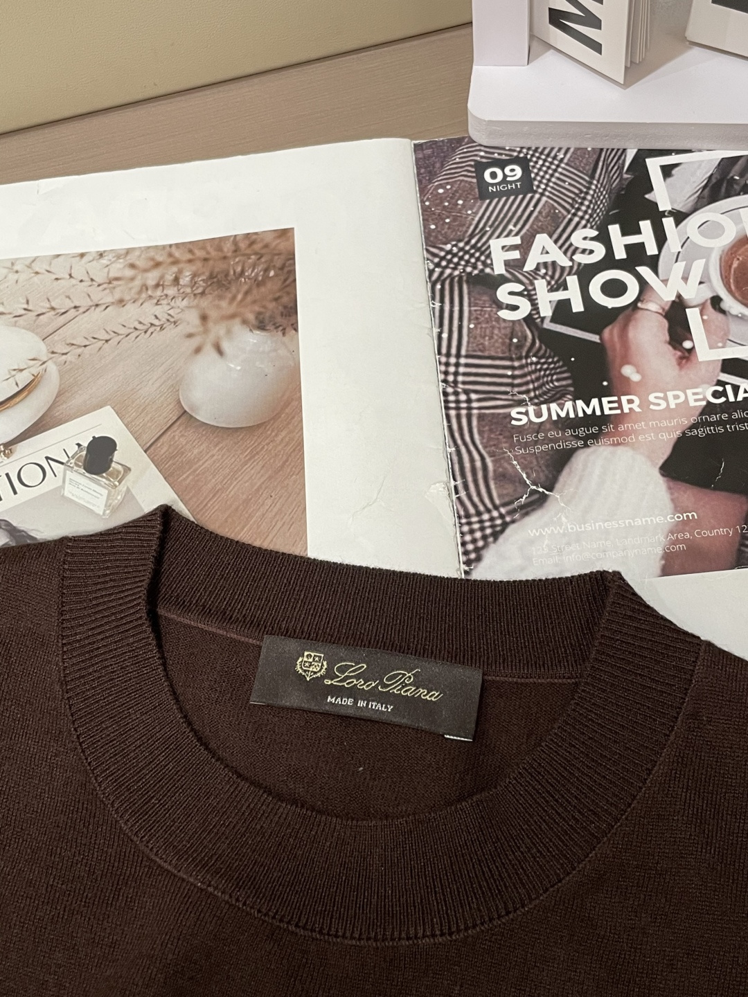 loro Piana 1966ss夏季新品男士针织圆领短袖衫！独家首发 采用纤维超细与高弹的伊力特纱线织