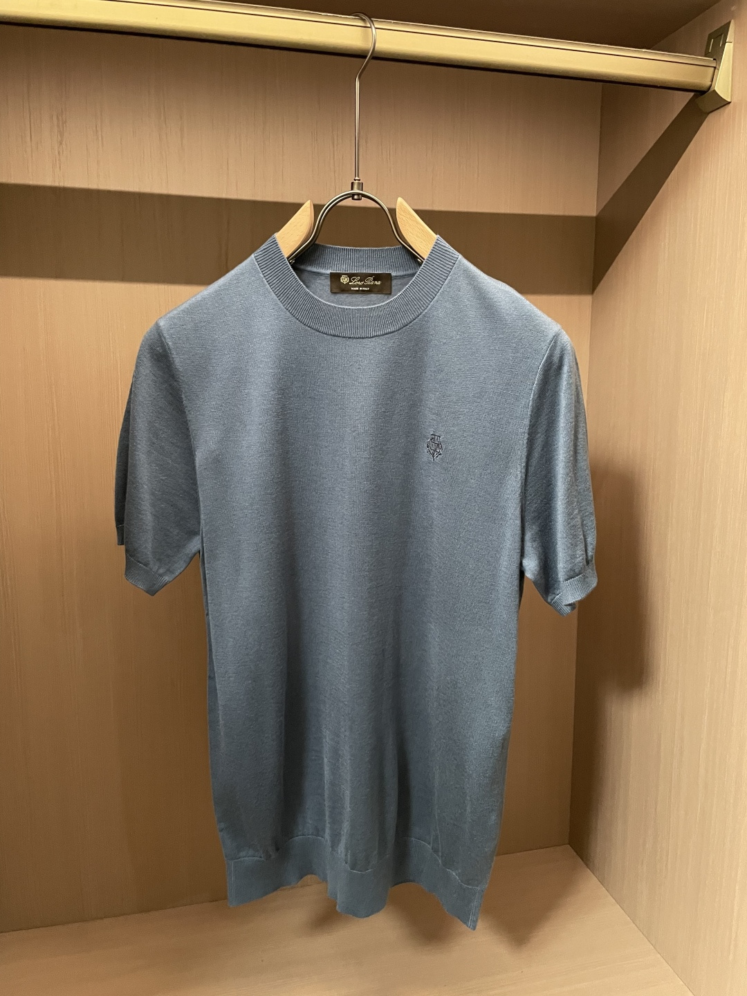 loro Piana 1966ss夏季新品男士针织圆领短袖衫！独家首发 采用纤维超细与高弹的伊力特纱线织