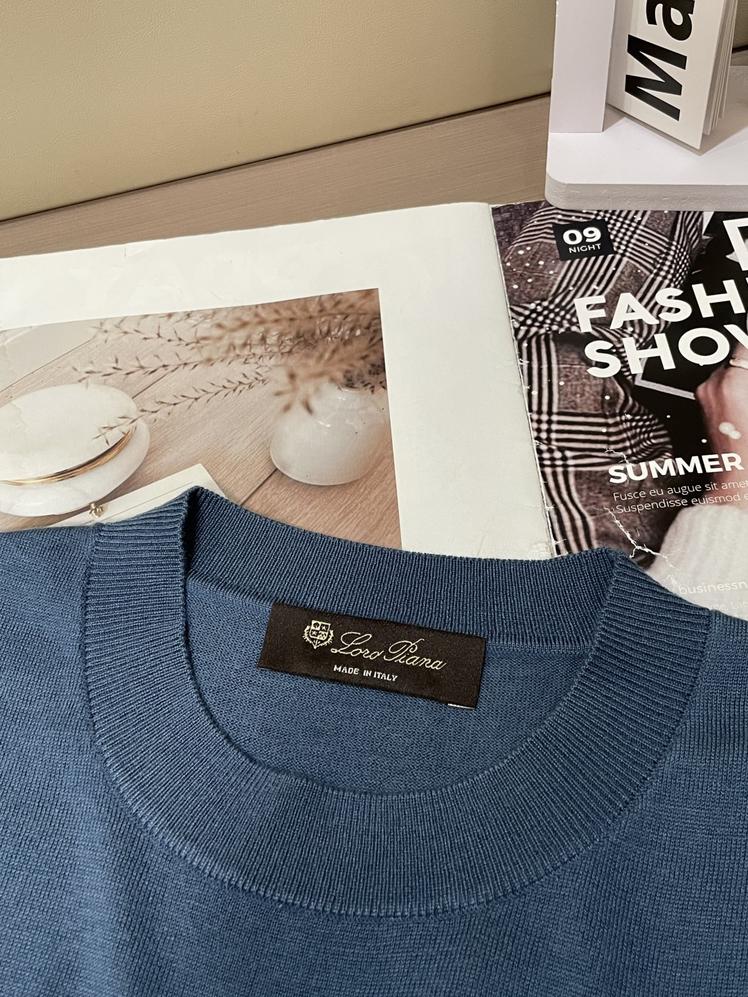 loro Piana 1966ss夏季新品男士针织圆领短袖衫！独家首发 采用纤维超细与高弹的伊力特纱线织